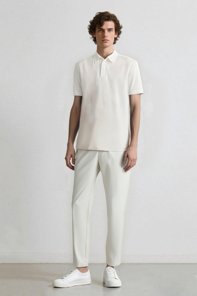 DeFacto Beige Man DeFactoFit Slim Fit Standard Leg Flexible Multifunctional Sports Pants Casual - Image 1